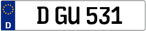 Truck License Plate